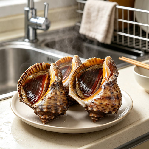 Fresh Steamed Whole Sea Snails