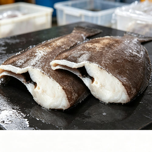 Fresh Halibut Fillets Skin On