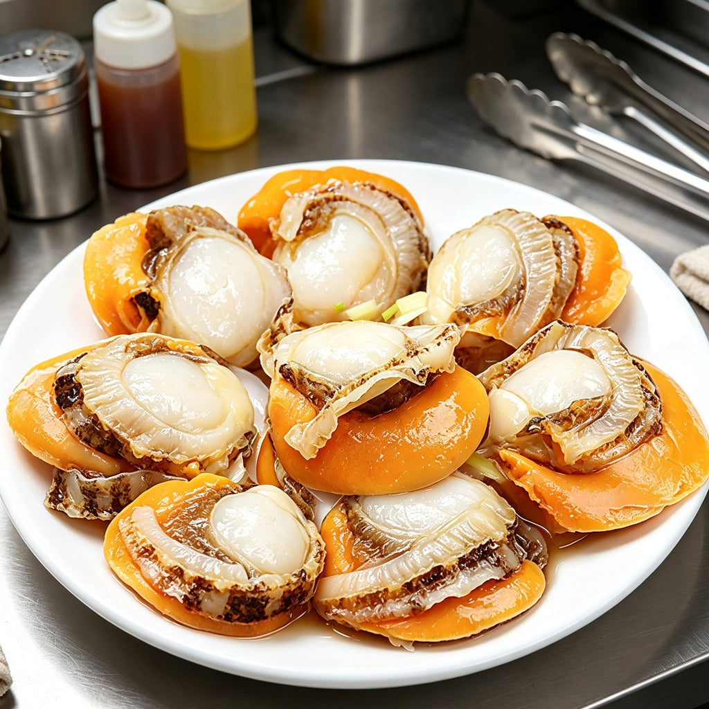 Fresh Half Shell Scallops With Roe