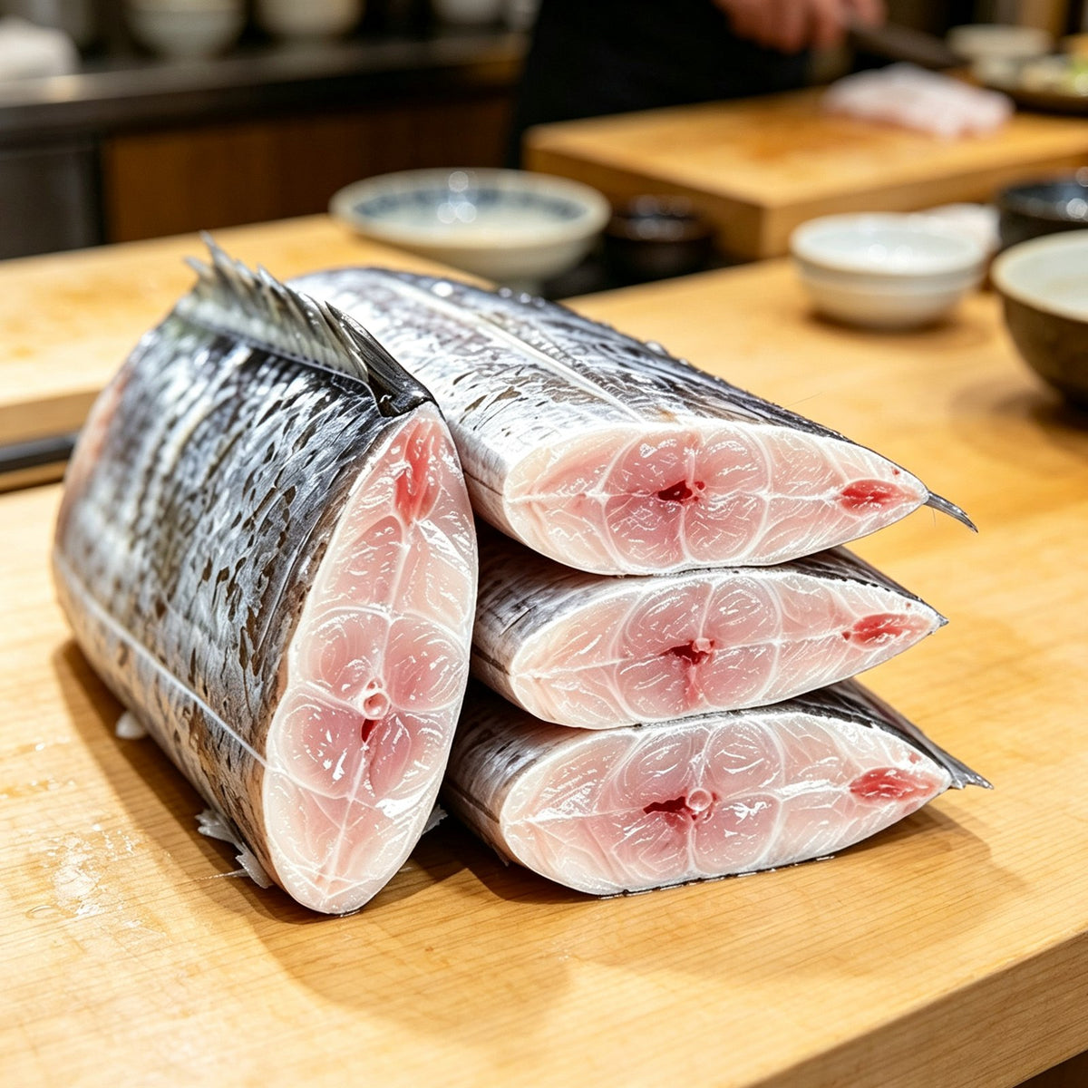 Fresh Raw Ribbonfish Cut Steaks
